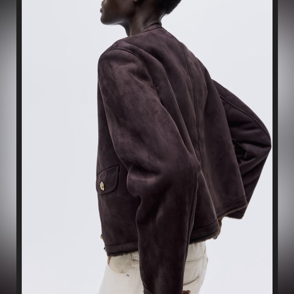 H&M pile lined jacket - Picture 5 of 12